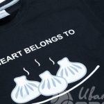 Перенос изображения «MY HEART BELONGS TO» на футболку