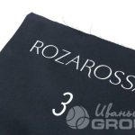 Печать логотипа «ROZA ROSSA» на крое