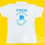 Перенос логотипа «CREW» на » футболка-поло