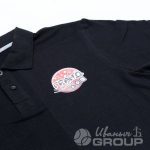 Печать логотипа «ГРАНД СУШИ» на футболки-поло