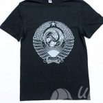 Нанесение логотипа «СССР» на футболки