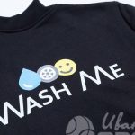 Печать логотипа «WASH ME» на бомберы