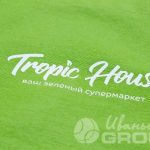 Нанесение логотипа «TROPIC HOUSE» на фартуки