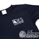 Перенос логотипа «DESMASSIVE» на футболки