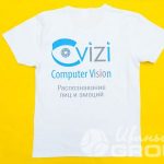 Печать логотипа «Civizi» на футболки