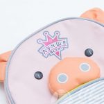 Печать логотипа «Лучше всех» на детских рюкзаках в виде свинки