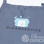 Печать логотипа «QLEANSERVICE» на фартуках