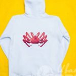 Нанесение принта краба и логотипа «АНТЕЙ» на толстовки