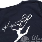 Печать надписи «Кристалл» на футболках