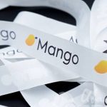 Печать надписи «МАНГО» на ленте