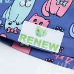 Нанесение логотипа «RENEW» на колпаки