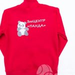 Перенос лого и надписи «ЗООЦЕНТР ПАНДА» на толстовки