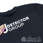 Печать логотипа «J DETECTOR GROUP» на футболки
