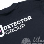 Печать логотипа «J DETECTOR GROUP» на футболки