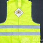 Нанесение логотипа «Безопасность» на жилеты