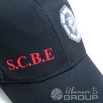 Черные бейсболки с логотипом «С.К.Б.Е. Акула»