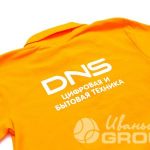 Перенос логотипа «DNS» на футболки-поло