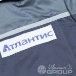 Перенос логотипа «АТЛАНТИС» на куртки