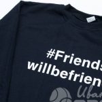 Перенос надписи «FRIENDS» на свитшот