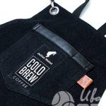 Перенос логотипа «COLD BREW» на джинсовые фартуки