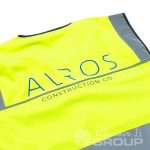Нанесение логотипа «ALROS» на сигнальные жилеты