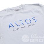 Печать логотипа «ALROS» на футболках