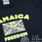 Печать изображения «Jamaica Freedom» на футболке