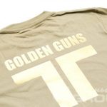 Нанесение логотипа «Golden guns» на футболки