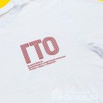 Печать текста «ГТО» на футболках