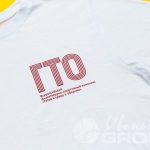 Печать текста «ГТО» на футболках