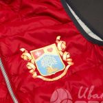 Перенос герба «В движении жизнь» на утепленные жилеты