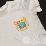 Печать герба «В движении жизнь» на футболках