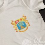 Печать герба «В движении жизнь» на футболках