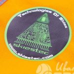 Печать логотипа «Technologies of Skies» на сигнальные жилеты