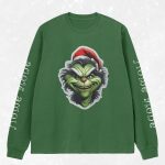 Новогодние принты на свитшотах