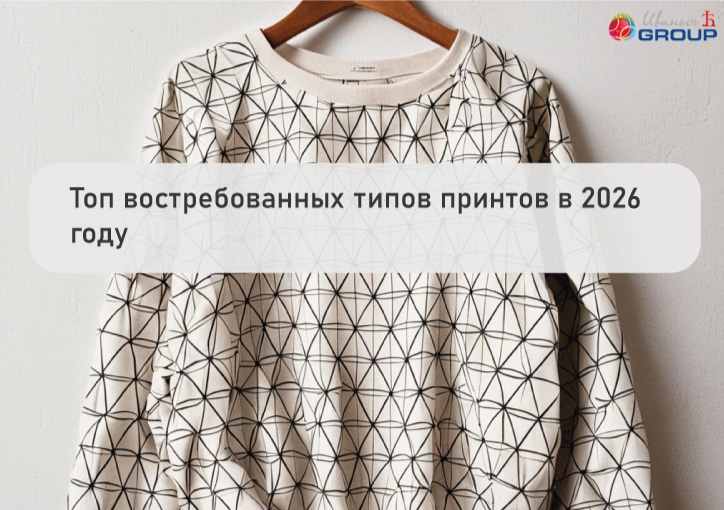 Свитшот с модным геометрическим принтом