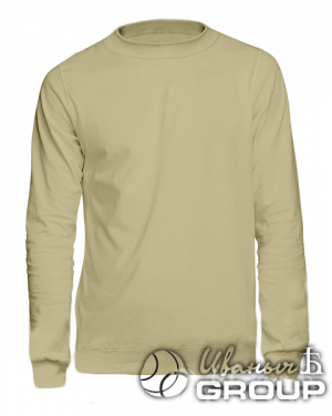 Бежевый свитшот промо