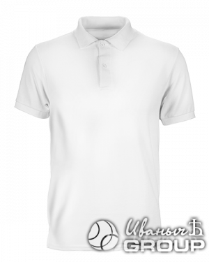 Белое поло мужское