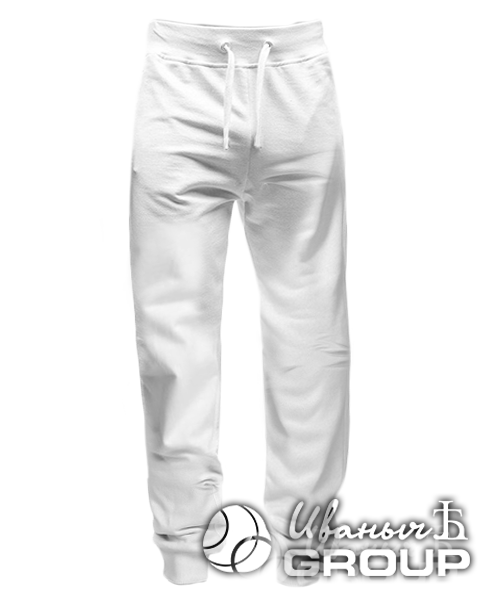 Белые штаны прямого кроя