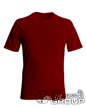 Бордовая футболка