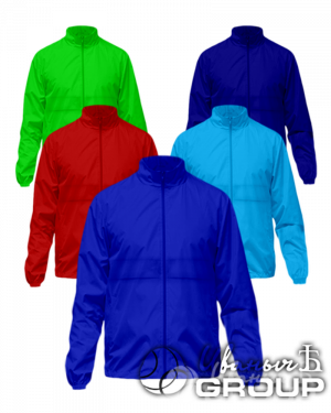 Ветровки на молнии оптом под нанесение