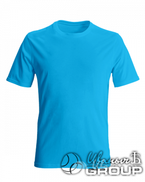 Голубая футболка