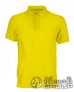 Желтое поло мужское