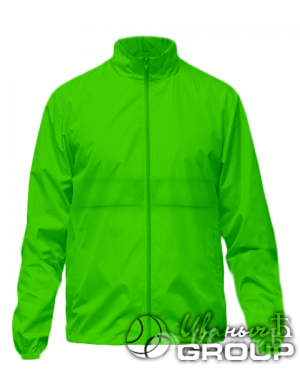 Зеленая ветровка промо