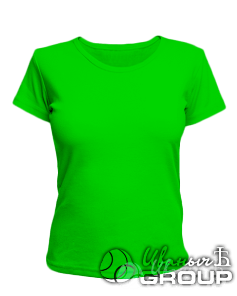 Зеленая женская футболка для беременных