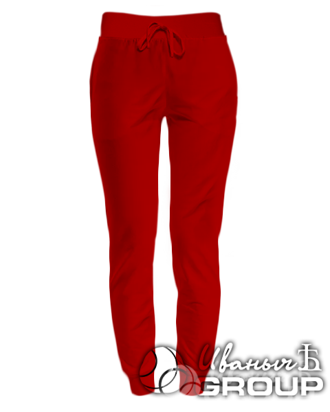 Красные штаны женские