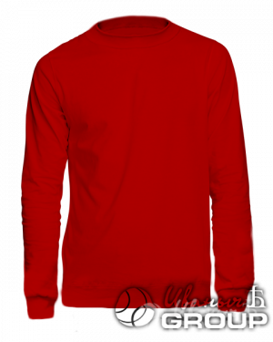 Красный свитшот промо