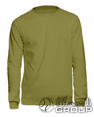 Оливковый свитшот промо