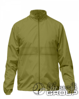 Оливковая ветровка промо