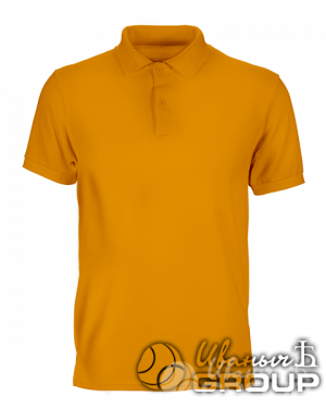 Оранжевое поло мужское
